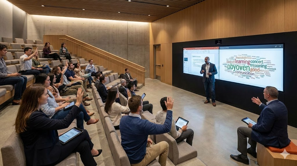 Amphithéâtre et espace ludique interactif